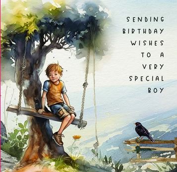 SPECIAL BOY BIRTHDAY WISHES CARD