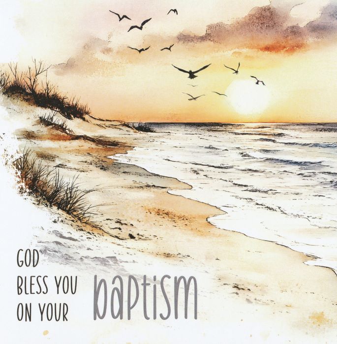 BAPTISM GREETINGS CARD
