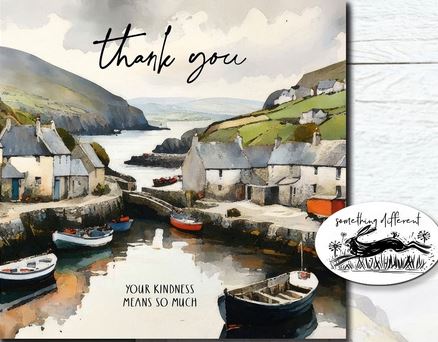 BOATS THANK YOU GREETING CARD