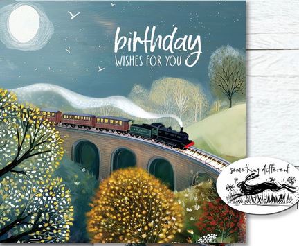 BIRTHDAY STEAM TRAIN CARD