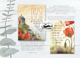 TRUST IN THE LORD BIBLE CARD    