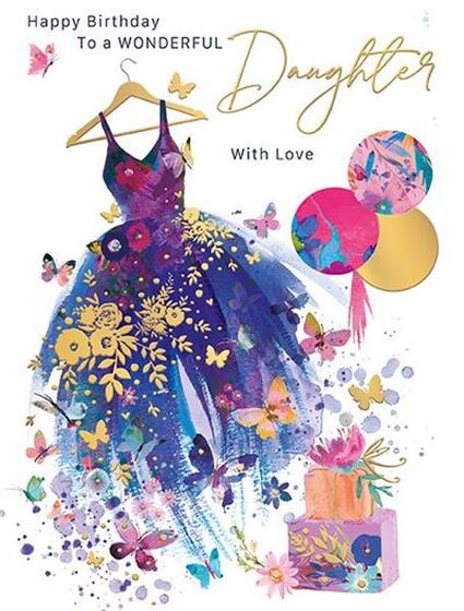 DAUGHTER BIRTHDAY CARD