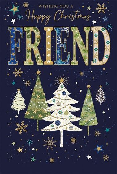 FRIEND CHRISTMAS CARD