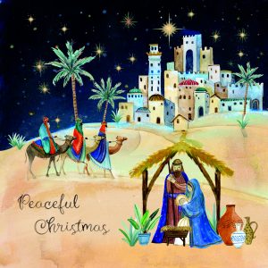 PEACEFUL CHRISTMAS CHRISTMAS CARD PACK OF 10 