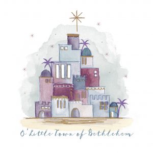 OH LITTLE TOWN CHRISTMAS CARD PACK OF 10