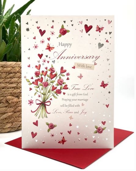 ANNIVERSARY ROSES CARD