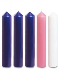 2 X 12 INCH ADVENT CANDLE SET