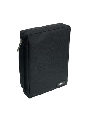 BLACK POLYESTER VALUE BIBLE CASE