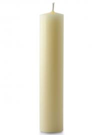 1 1/2 X 15 INCH IVORY BEESWAX CANDLE