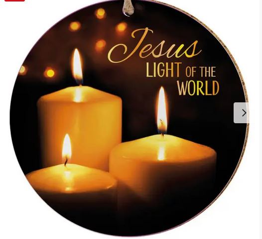 CERAMIC HANGING DECORATION LIGHT OF THE WORLD