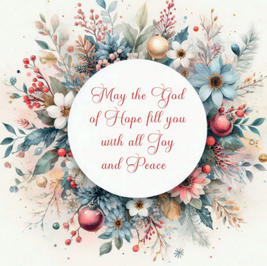 MAY THE GOD OF HOPE CHRISTMAS CARDS PACK OF 10