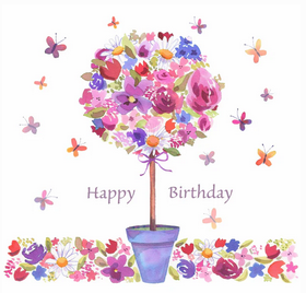 BIRTHDAY TOPIARY CARD
