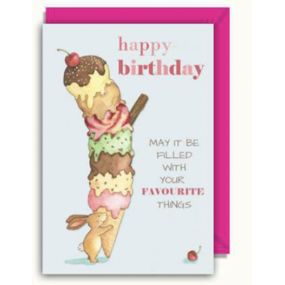 FAVOURITE THINGS BIRTHDAY CARD FAVOURITE THINGS BIRTHDAY CARD