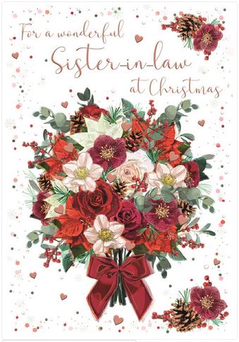 Weihnachtskarte „A Christmas View“ Für Schwägerin – A5, 300 G/m², Mit Umschlag, Von Olivia Samuel