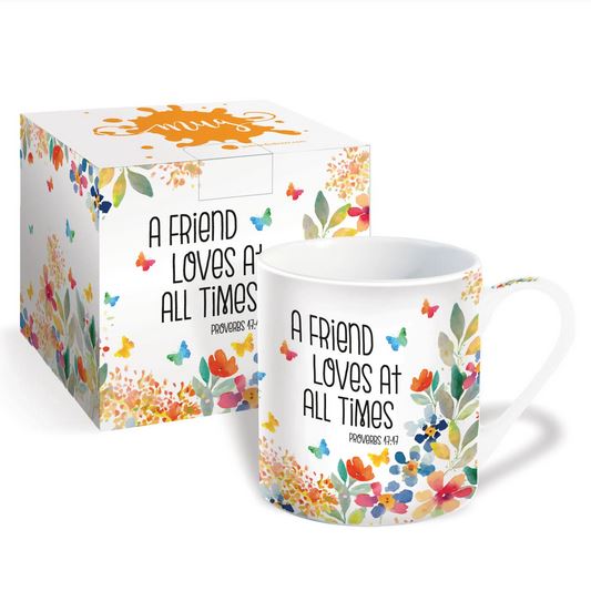 A FRIEND LOVES MUG