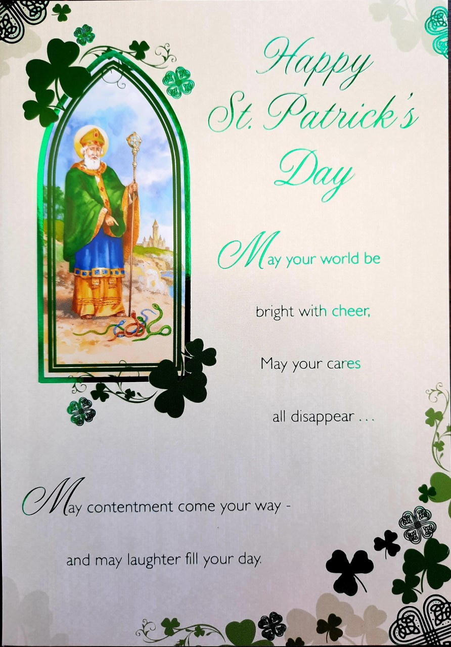 SAINT PATRICKS DAY CARD SAINT PATRICKS DAY CARD
