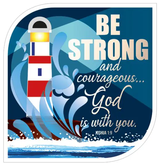 BE STRONG VINYL STICKER