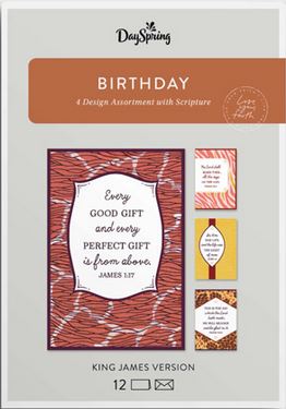 BIRTHDAY CARDS BOX OF 12