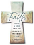 RESIN STANDING MESSAGE CROSS/FAITH, HOPE, LOVE