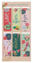 MAGNETIC BOOKMARKS SET OF 6 
