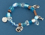 FOOTPRINTS PRAYER BRACELET