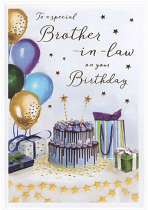 BROTHER IN LAW BIRTHDAY CARD