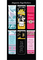 MAGNETIC BOOKMARKS SET OF 6