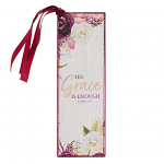 GRACE IS ENOUGH BOOKMARK FAUX LEATHER