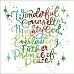 WONDERFUL COUNSELLOR CHRISTMAS CARDS 10 PACK
