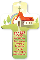FATHER IN HEAVEN WOOD CROSS