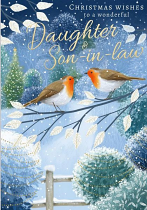 DAUGHTER AND SON IN LAW CHRISTMAS CARD