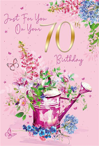 AGE 70 BIRTHDAY CARD
