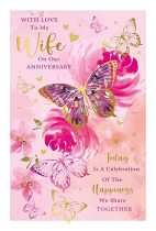WIFE ANNIVERSARY CARD