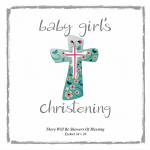 Greetings Card – Baby Girl’s Christening