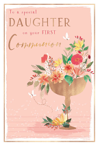 FIRST COMMUNION DAUGHTER CARD