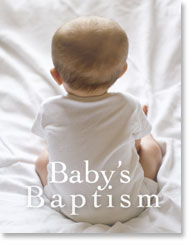 BABYS BAPTISM PETITE CARD