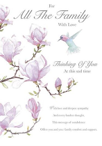 SYMPATHY ALL THE FAMILY CARD