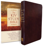 KJV STUDY BIBLE BURGUNDY BOUNDED LEATHER