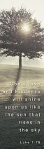 LEONARD SMITH BOOKMARK GODS LOVE AND KINDNESS