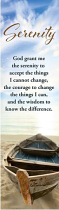 SERENITY PRAYER BOOKMARK