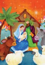 NATIVITY SCENE ADVENT CALENDAR