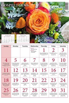 GOSPEL GEMS CALENDAR 2026