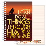 I CAN DO ALL THINGS A5 NOTEBOOK