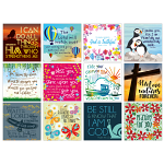 CHRISTIAN NOTELETS PACK OF 12