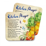 KITCHEN PRAYER COASTER