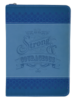 ZIPPED JOURNAL BE STRONG AND COURAGEOUS