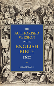 THE AUTHORISED VERSION OF THE ENGLISH BIBLE 1611 JOB - MALACHI