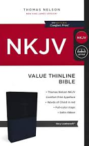 NKJV VALUE THINLINE BIBLE NAVY