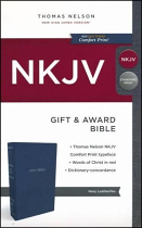 NKJV GIFT AND AWARD BIBLE BLUE 