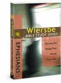 EPHESIANS WIERSBE BIBLE STUDY SERIES